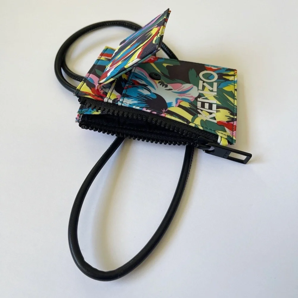 Kenzo X Vans floral-print lanyard pouch wallet
